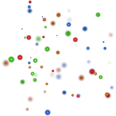 Tangled Lights Particle Image