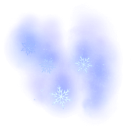Twilight Snowfall Particle Image