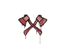 Sealed Graffiti | X-Axes (Blood Red) Item Image