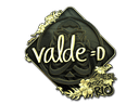 Sticker | v4lde (Gold) | Rio 2022 Item Image