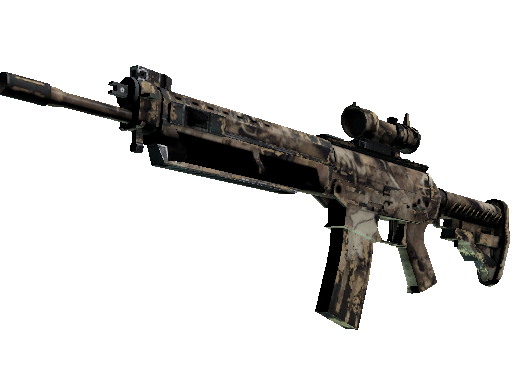 SG 553 | Bleached (Field-Tested) Item Image