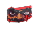 Sticker | Seeing Red Item Image