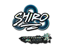 Sticker | sh1ro (Glitter) | Antwerp 2022 Item Image