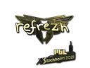 Sticker | refrezh (Gold) | Stockholm 2021 Item Image
