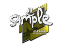 Sticker | s1mple | Boston 2018 Item Image