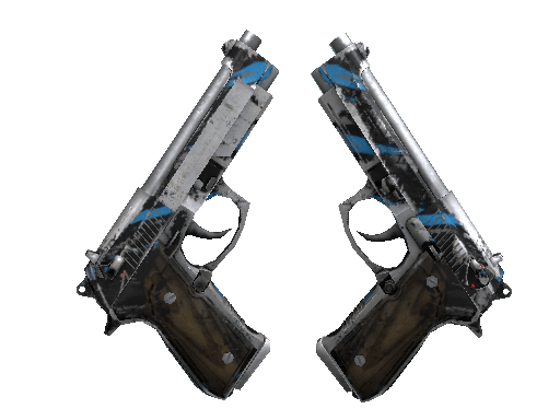 Dual Berettas | Shred (Battle-Scarred) Item Image