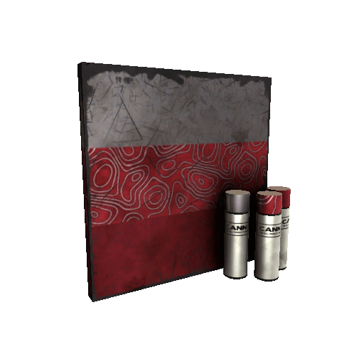 Ocean Mapped War Paint (Well-Worn)
