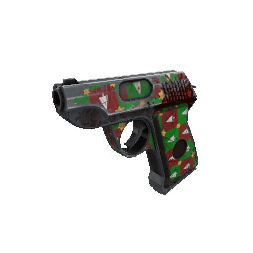 Gifting Mann's Wrapping Paper Pistol (Battle Scarred)