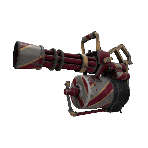 Saccharine Striped Minigun (Well-Worn)