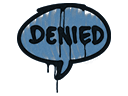 Sealed Graffiti | Denied (Monarch Blue) Item Image