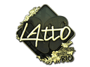 Sticker | latto (Gold) | Rio 2022 Item Image