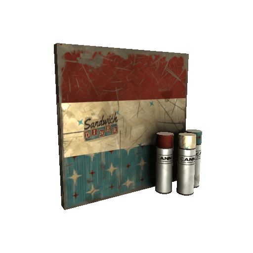 Sandwich Diner War Paint (Well-Worn)