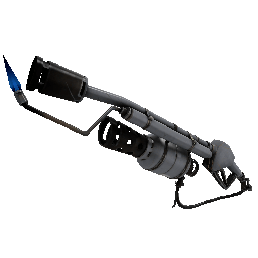 Steel Brushed Flame Thrower (Minimal Wear)