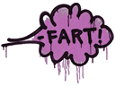 Sealed Graffiti | Fart (Bazooka Pink) Item Image