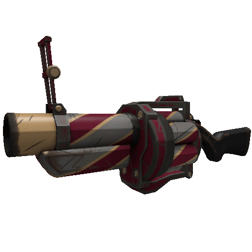 Unusual Isotope Saccharine Striped Grenade Launcher (Field-Tested) Item Image