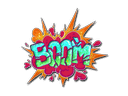 Sticker | Go Boom (Glitter) Item Image