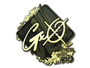 Sticker | gxx- (Gold) | Rio 2022 Item Image