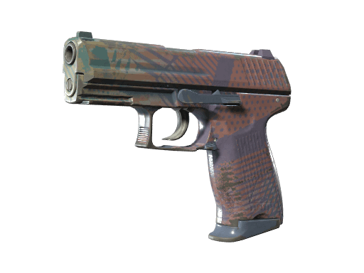 P2000 | Coral Halftone (Well-Worn) Item Image