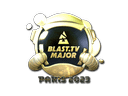Sticker | BLAST.tv (Gold) | Paris 2023 Item Image