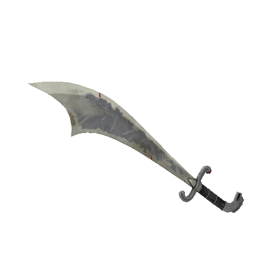 Steel Brushed Persian Persuader (Battle Scarred)