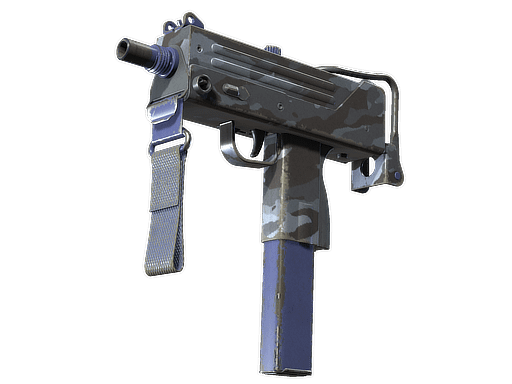 MAC-10 | Storm Camo (Well-Worn) Item Image