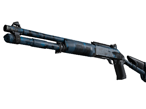 XM1014 | VariCamo Blue (Well-Worn) Item Image