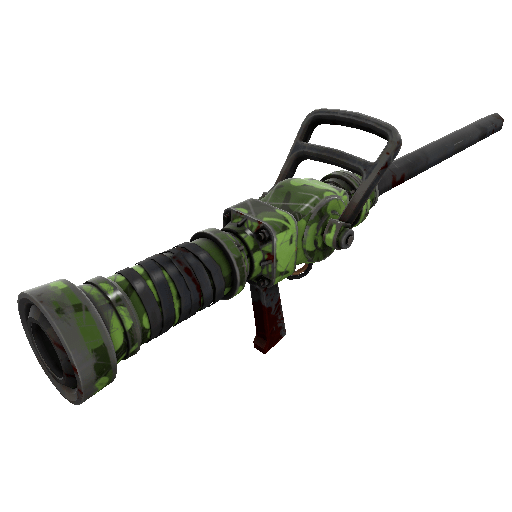 Unusual Clover Camo'd Medi Gun (Battle Scarred)