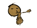 Sealed Graffiti | Quickdraw (Desert Amber) Item Image