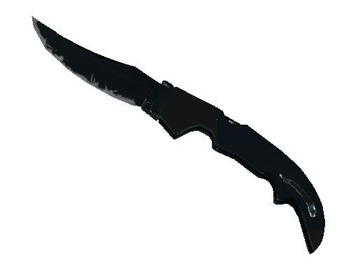 ★ Falchion Knife | Night (Well-Worn) Item Image