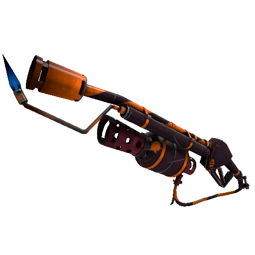 Pumpkin Plastered Flame Thrower