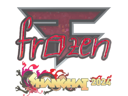 Sticker | frozen (Glitter) | Shanghai 2024 Item Image