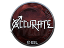 Sticker | xccurate (Foil) | Katowice 2019 Item Image