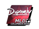 Sticker | dupreeh (Foil) | MLG Columbus 2016 Item Image