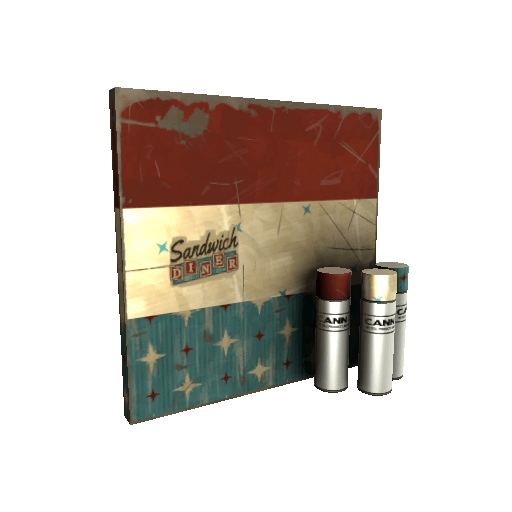 Sandwich Diner War Paint