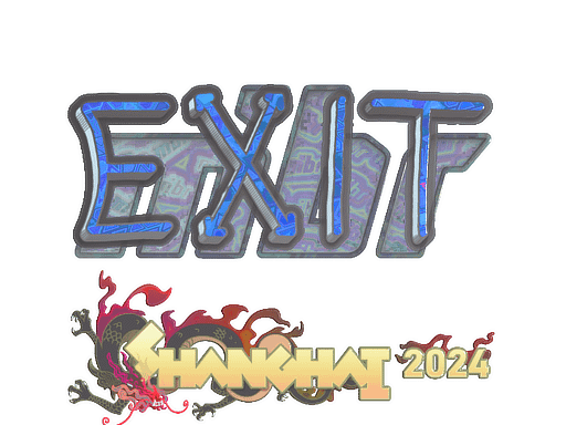 Sticker | exit (Holo) | Shanghai 2024 Item Image