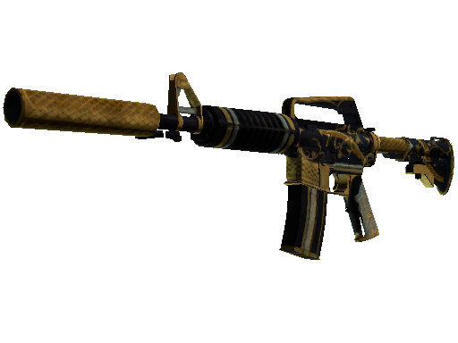 M4A1-S | Golden Coil (Battle-Scarred) Item Image