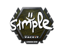 Sticker | s1mple | London 2018 Item Image