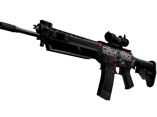 SG 553 | Cyberforce (Battle-Scarred) Item Image