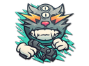 Sticker | Zap Cat Item Image