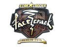 Sticker | facecrack (Gold) | Berlin 2019 Item Image