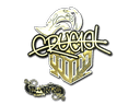 Sticker | CRUC1AL (Gold) | Paris 2023 Item Image