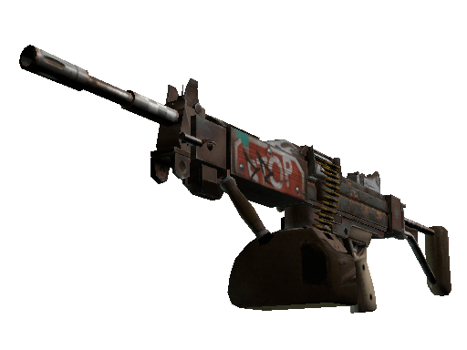 StatTrak™ Negev | Drop Me (Battle-Scarred) Item Image