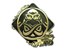 Sticker | ENCE (Gold) | Rio 2022 Item Image