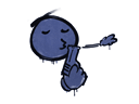 Sealed Graffiti | Quickdraw (SWAT Blue) Item Image