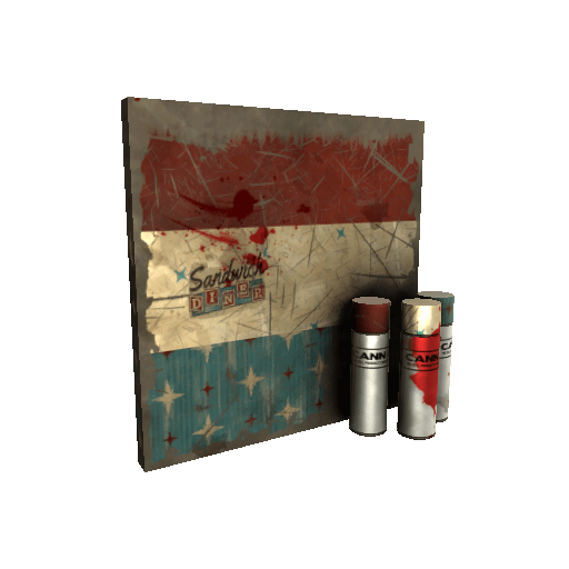Sandwich Diner War Paint (Battle Scarred)