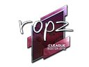 Sticker | ropz (Foil) | Boston 2018 Item Image