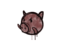 Sealed Graffiti | Piggles (Brick Red) Item Image