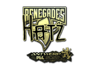 Sticker | hatz (Gold) | Antwerp 2022 Item Image