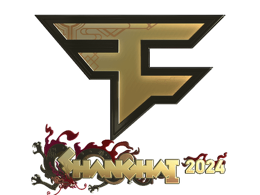 Sticker | FaZe Clan (Gold) | Shanghai 2024 Item Image