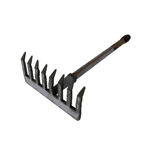 Strange Steel Brushed Back Scratcher